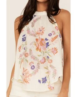 Free People Women's Emily Printed Tank -Western Fashion 2000366156 103 P3
