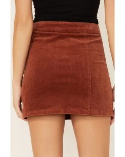 Wishlist Women's Side Button Corduroy Mini Skirt 9 Wishlist Women's Side Button Corduroy Mini Skirt -Western Fashion 2000366226 290 P4