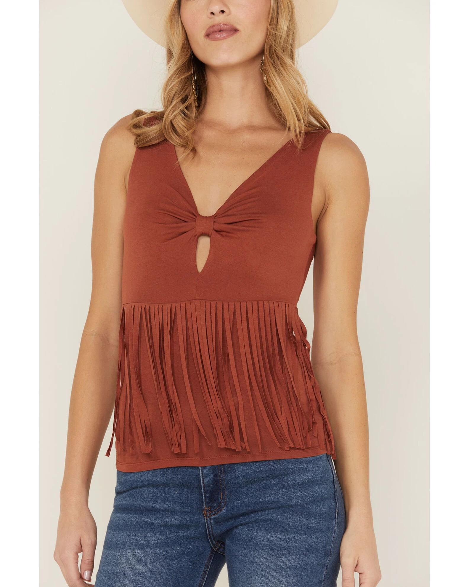Idyllwind Women's Bluebell Twist & Fringe Top 5 Idyllwind Women's Bluebell Twist & Fringe Top - Image 3