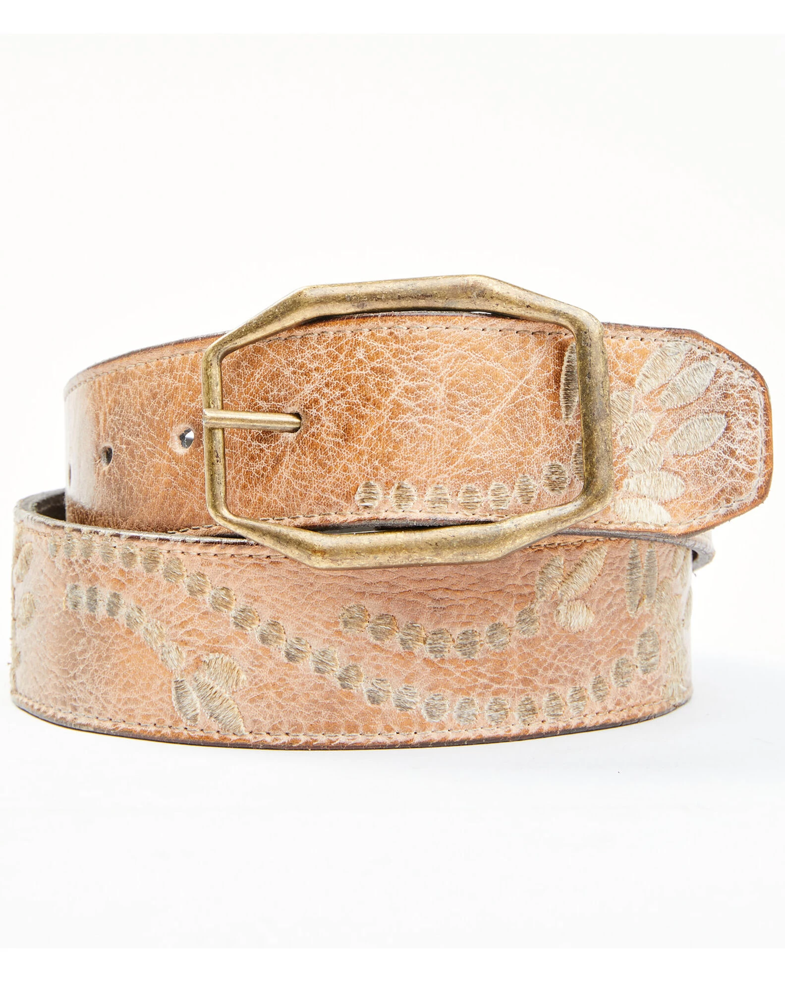 Bed Stu Women's Mohawk Rustic Floral Embroidery Belt 3 Bed Stu Women's Mohawk Rustic Floral Embroidery Belt