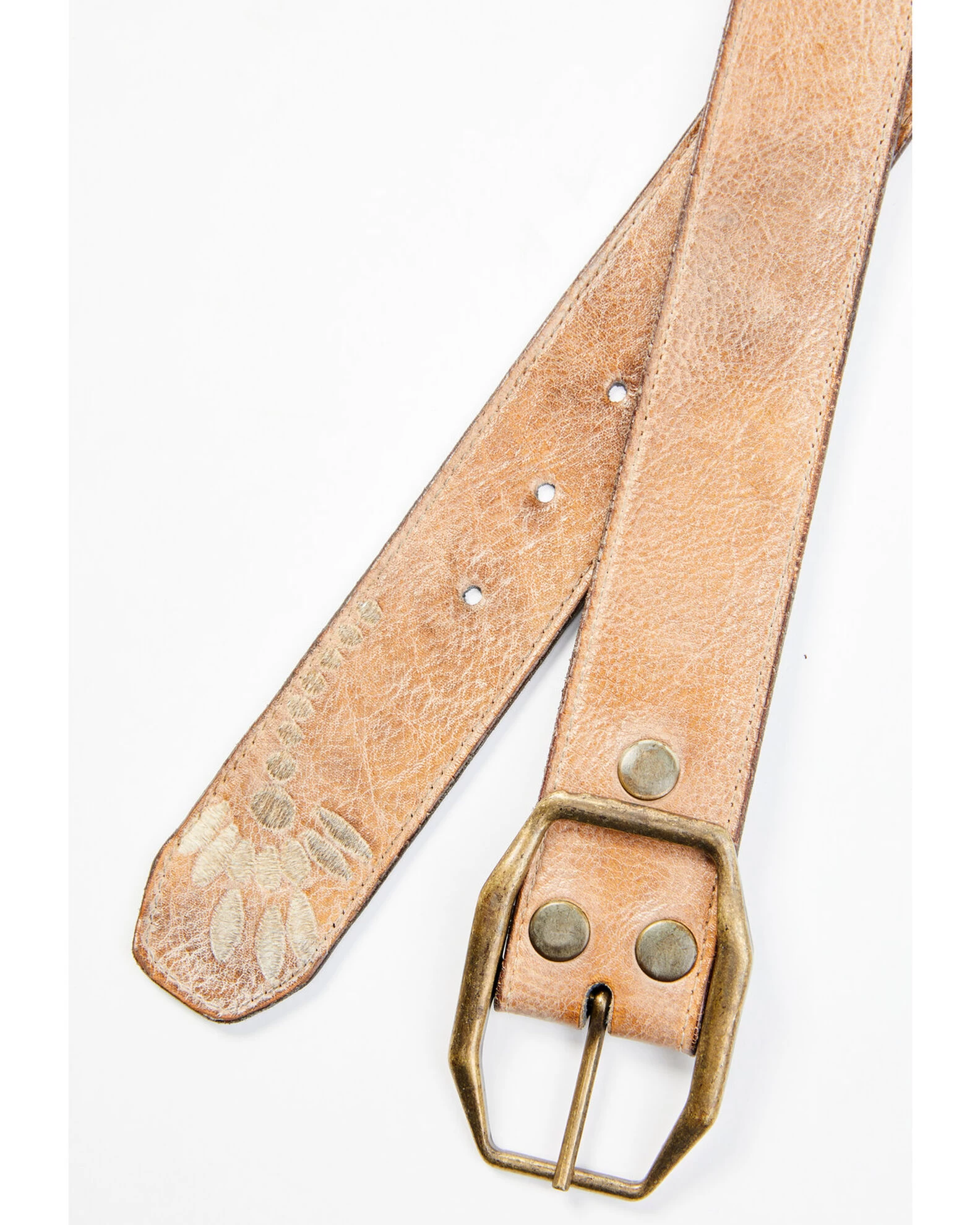 Bed Stu Women's Mohawk Rustic Floral Embroidery Belt 4 Bed Stu Women's Mohawk Rustic Floral Embroidery Belt - Image 2