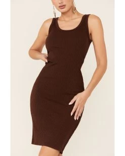 LaBiz Women's Bodycon Snap Slit Dress -Western Fashion 2000367301 240 P2