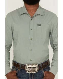 Kimes Ranch Men's Solid Linville Coolmax Button Down Western Shirt -Western Fashion 2000367386 343 P3