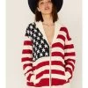 Show Me Your Mumu Women's American Flag Knit Cardigan Sweater 2 Show Me Your Mumu Women's American Flag Knit Cardigan Sweater -Western Fashion 2000368253 900 P1