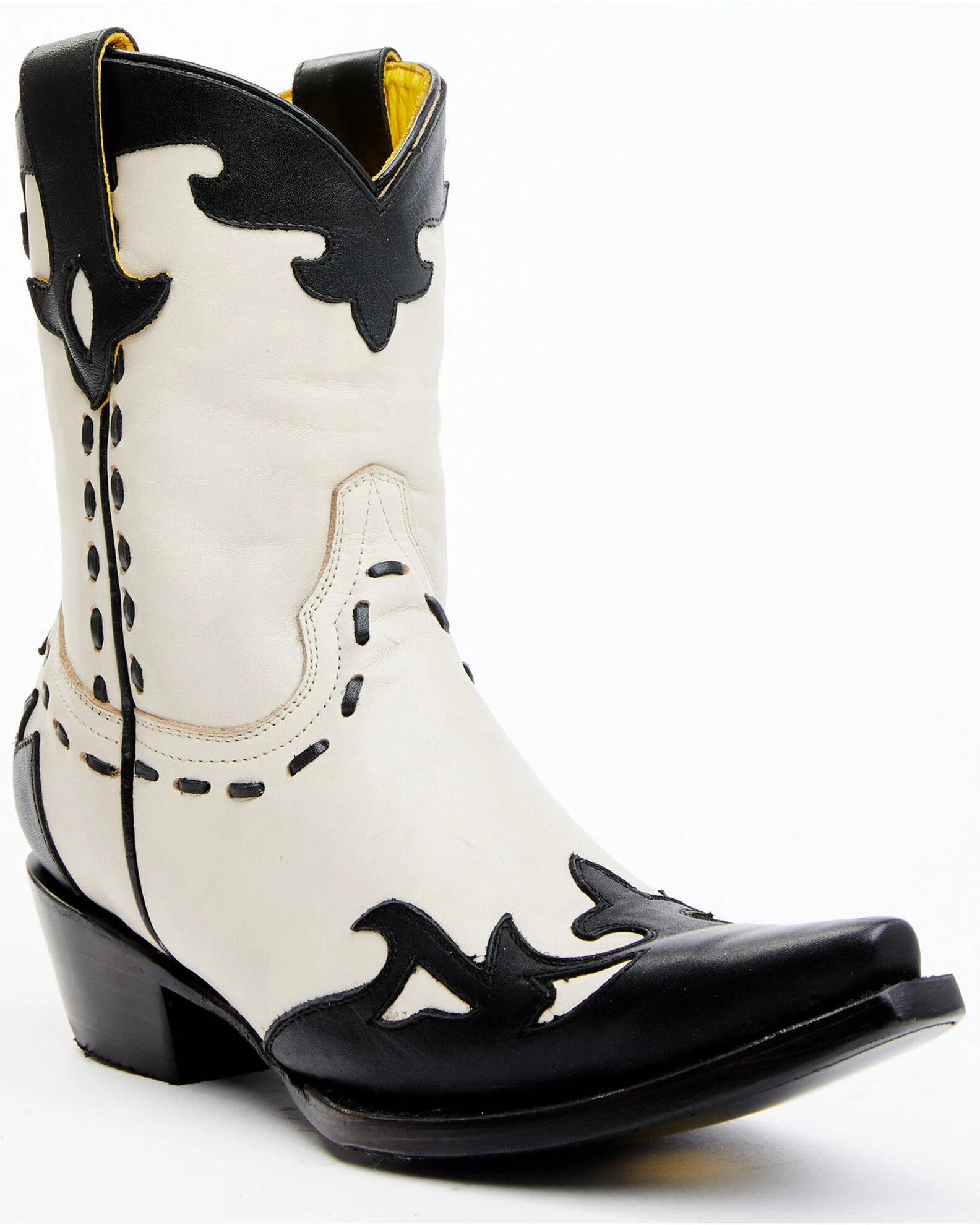 Planet Cowboy Women's Wingtip Leather Western Boot - Snip Toe 3 Planet Cowboy Women's Wingtip Leather Western Boot - Snip Toe