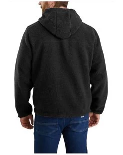 Carhartt Men's Rain Defender Relaxed Fit Fleece Hooded Reversible Jacket -Western Fashion 2000369662 933 P3