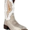Dan Post Men's Exotic Water Snake Western Boots - Broad Square Toe -Western Fashion 2000370748 101 P1