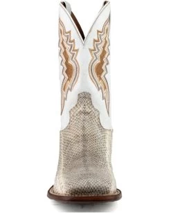Dan Post Men's Exotic Water Snake Western Boots - Broad Square Toe -Western Fashion 2000370748 101 P4