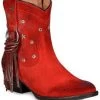 Corral Women's Fringe Harness & Star Studded Booties - Round Toe