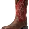 Ariat Men's Sport Pardner Performance Western Performance Boots - Broad Square Toe  -Western Fashion 2000370814 200 P1