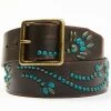 Bed Stu Women's Hudson Studded Leather Belt 