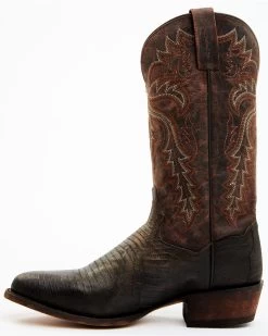 Dan Post Men's Exotic Teju Lizard Leather Tall Western Boots - Round Toe -Western Fashion 2000371050 201 P3