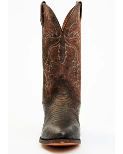 Dan Post Men's Exotic Teju Lizard Leather Tall Western Boots - Round Toe -Western Fashion 2000371050 201 P4