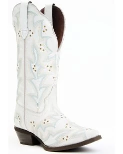 Laredo Women's Adrian 12" Wide Calf Western Boots - Snip Toe