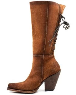 Dan Post Women's Corsette Back Lace Tall Western Leather Boots - Snip Toe 11 Dan Post Women's Corsette Back Lace Tall Western Leather Boots - Snip Toe -Western Fashion 2000371097 600 P3