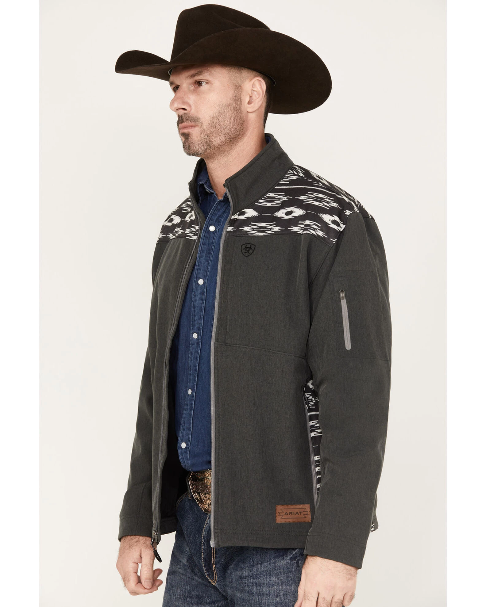 Ariat Men's Vernon 2.0 Chimayo Softshell Jacket 4 Ariat Men's Vernon 2.0 Chimayo Softshell Jacket - Image 2