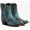 Corral Women's Flower Embroidered Ankle Western Booties - Snip Toe -Western Fashion 2000371822 400 P1