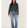 Ariat Women's R.E.A.L. Light Wash Mid Rise Allessandra Bootcut Jeans