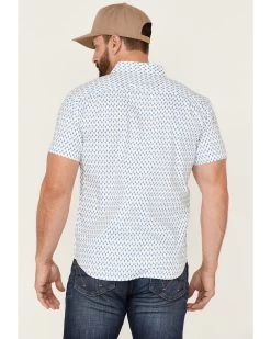 Brixton Men's Charter Teardrop Print Oxford Button Down Western Shirt  -Western Fashion 2000372521 400 P4