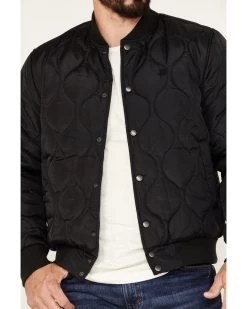 Brixton Men's Dillinger Quilted Bomber Jacket -Western Fashion 2000372558 001 P3