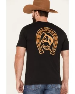 Brixton Men's Horseshoe Graphic Short Sleeve Tailored T-Shirt  -Western Fashion 2000372581 001 P4