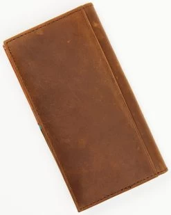 Cody James Men's Turquoise Underlay & Brown Tooled Rodeo Wallet -Western Fashion 2000372919 200 P3