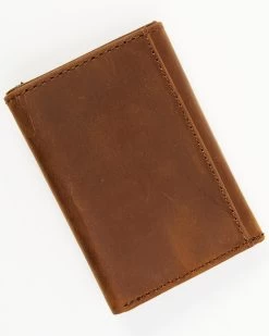 Cody James Men's Turquoise Underlay & Brown Tooled Trifold Wallet -Western Fashion 2000372920 200 P3