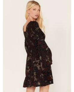 Shyanne Women's Paisley Print Smocked Tiered Dress 9 Shyanne Women's Paisley Print Smocked Tiered Dress -Western Fashion 2000373034 001 P4