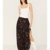 Shyanne Women's Paisley Print Slit Maxi Skirt -Western Fashion 2000373038 001 P1
