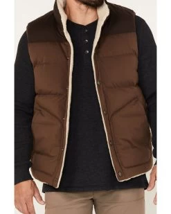 Brothers & Sons Men's Reversible Sherpa Down Vest -Western Fashion 2000373327 200 P3