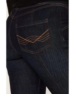 Idyllwind Women's Hillsboro Dark Wash High Rise Seamed Outlaw Flare Jeans -Western Fashion 2000373409 417 P4