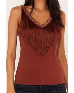 Idyllwind Women's Songstress Embroidered Fringe Tank Top -Western Fashion 2000373623 213 P3