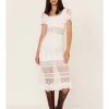 Maia Bergman Women's Surya Eyelet Lace Midi Dress -Western Fashion 2000373862 100 P1