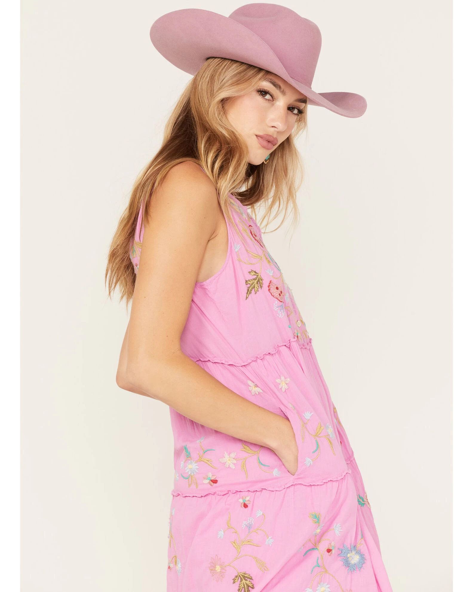 Johnny Was Women's Zanzibar Tiered Embroidered Dress 5 Johnny Was Women's Zanzibar Tiered Embroidered Dress - Image 3