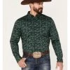 Cody James Men's Ringer Floral Print Button Down Western Shirt  -Western Fashion 2000374146 301 P1