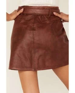 Idyllwind Women's Western Belt Leather Mini Skirt -Western Fashion 2000374274 213 P4