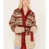 Wrangler Retro Women's Southwestern Print Hooded Cardigan 1 Wrangler Retro Women's Southwestern Print Hooded Cardigan -Western Fashion 2000374522 104 P1