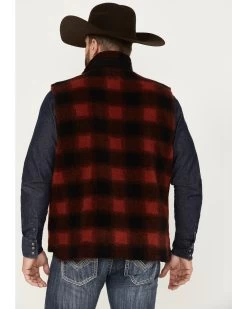 Pendleton Men's Ridgeline Buffalo Checker Fleece Vest -Western Fashion 2000374618 600 P4