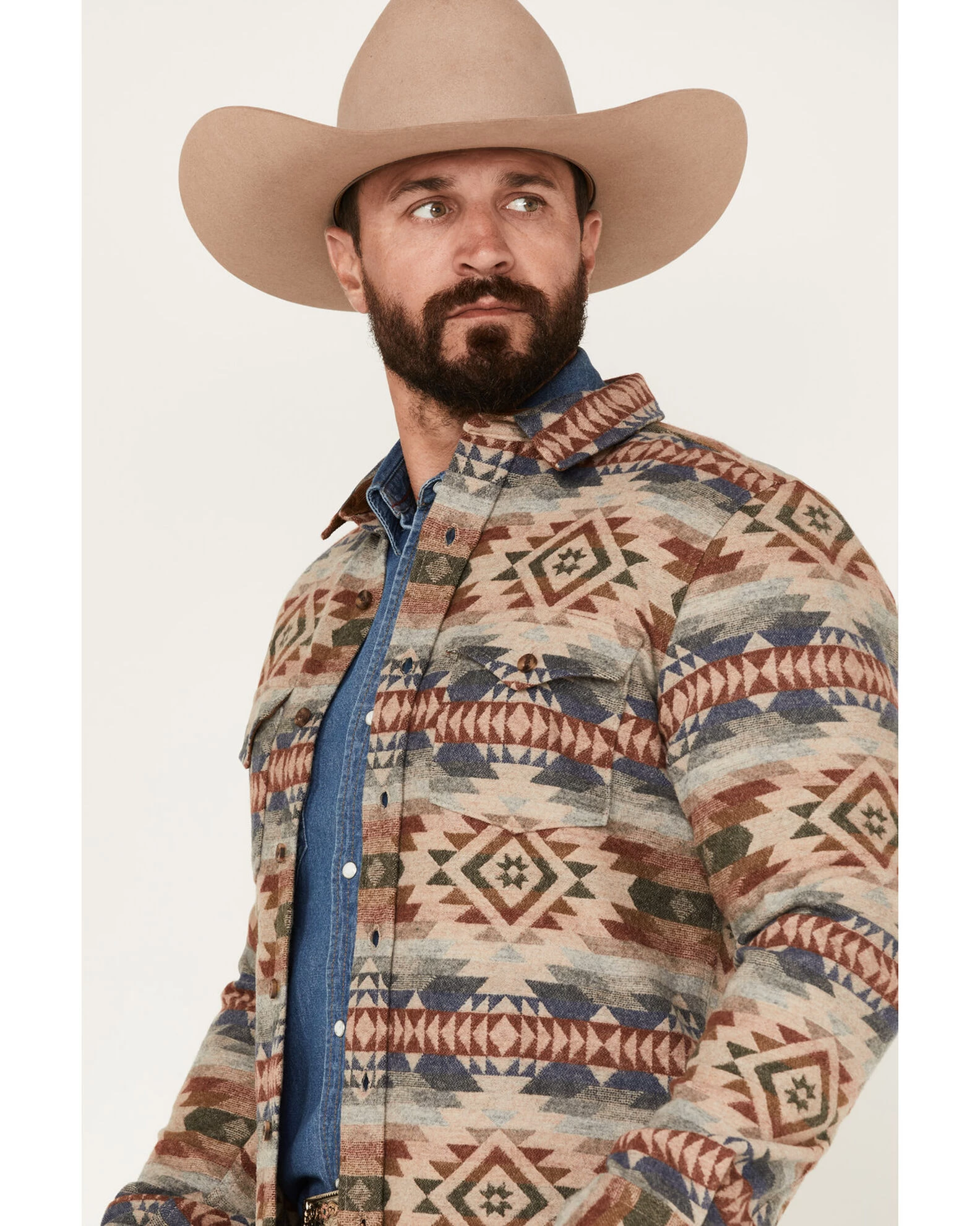 Pendleton Men's LA Pine All-Over Print Button Down Western Shirt 4 Pendleton Men's LA Pine All-Over Print Button Down Western Shirt - Image 2