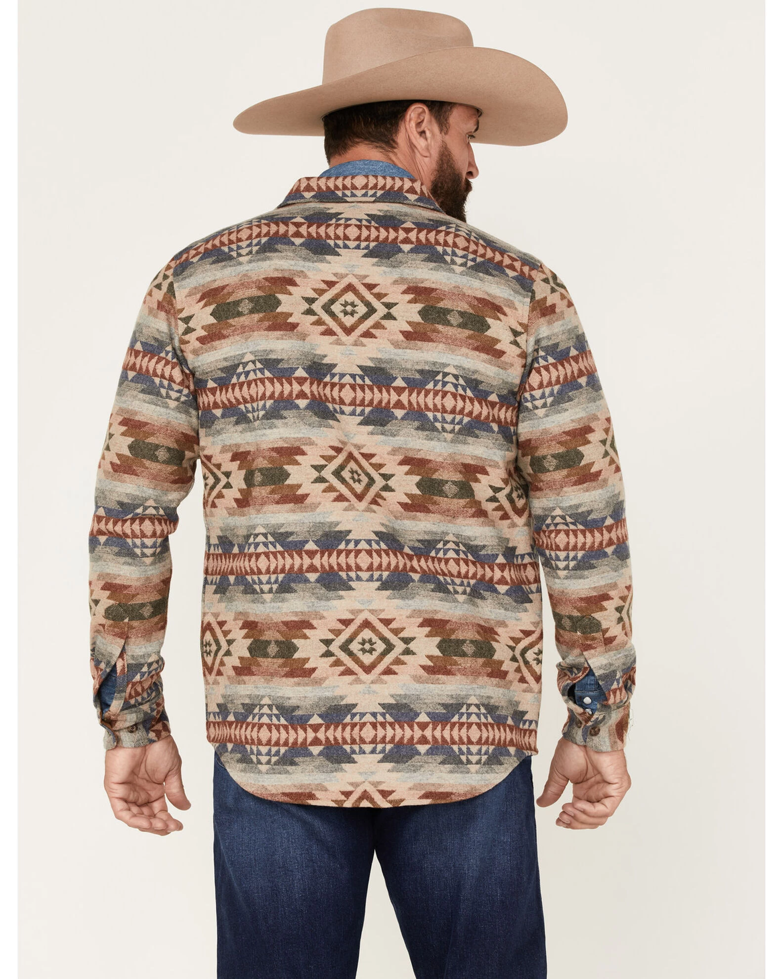 Pendleton Men's LA Pine All-Over Print Button Down Western Shirt 6 Pendleton Men's LA Pine All-Over Print Button Down Western Shirt - Image 4