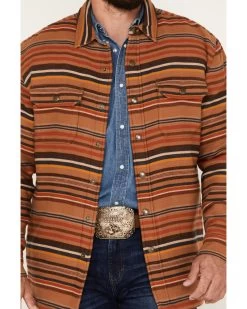 Pendleton Men's Striped Sherpa-Lined Snap Western Shirt Jacket  -Western Fashion 2000374669 200 P3