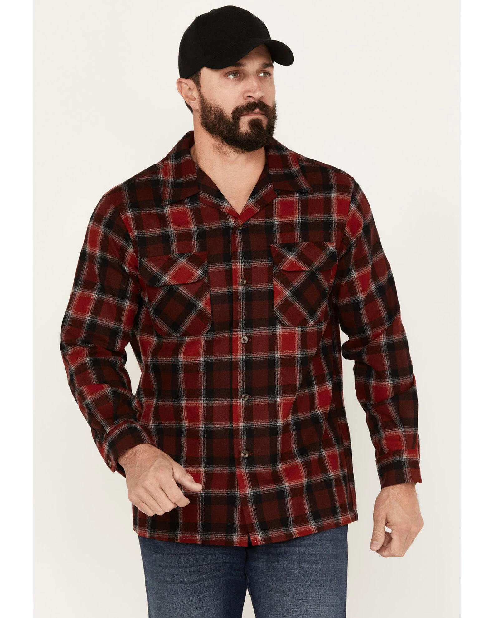 Pendleton Men's Boardshirt Plaid Button Down Long Sleeve Western Shirt 3 Pendleton Men's Boardshirt Plaid Button Down Long Sleeve Western Shirt