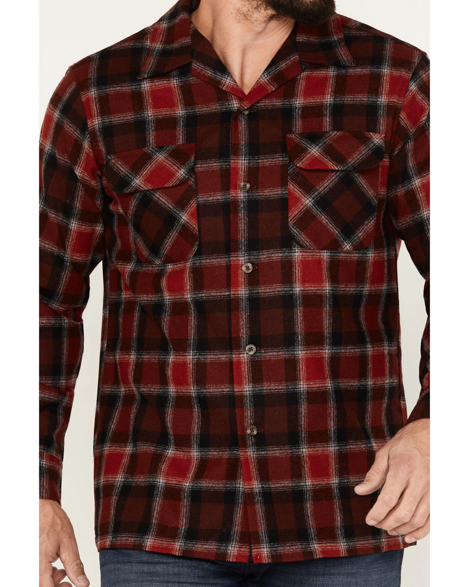 Pendleton Men's Boardshirt Plaid Button Down Long Sleeve Western Shirt 5 Pendleton Men's Boardshirt Plaid Button Down Long Sleeve Western Shirt - Image 3