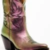 Idyllwind Women's Dazzled Iridescent Metallic Leather Booties - Pointed Toe -Western Fashion 2000374722 900 P1