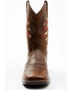 Cody James Boys' Ripped Flag Western Boots - Broad Square Toe -Western Fashion 2000374842 900 P4