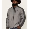 Cinch Men's Textured Logo Softshell Colorblock CC Jacket  -Western Fashion 2000375169 020 P1