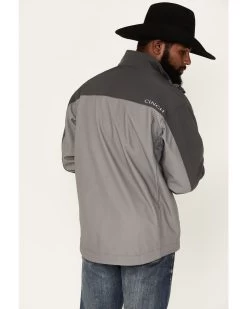 Cinch Men's Textured Logo Softshell Colorblock CC Jacket  -Western Fashion 2000375169 020 P4