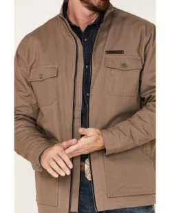 Cinch Men's Solid Brushed Twill Snap-Front Canvas Jacket  -Western Fashion 2000375186 020 P3