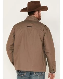 Cinch Men's Solid Brushed Twill Snap-Front Canvas Jacket  -Western Fashion 2000375186 020 P4