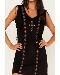 Idyllwind Women's Central Pike Fringe Embroidered Dress -Western Fashion 2000375285 001 P3